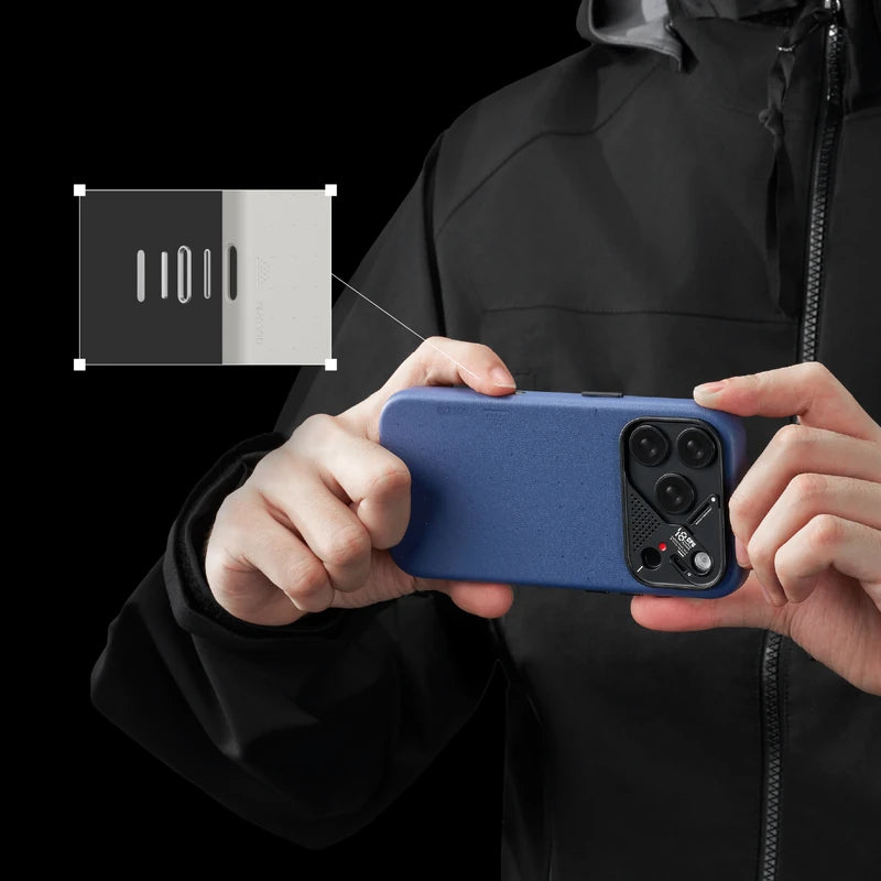 AULUMU A18 Vegan leather case iPhone 18 Series