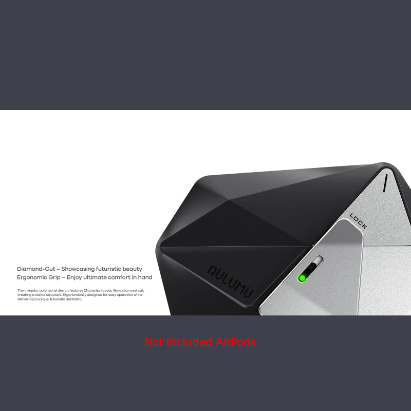 AULUMU A39 Geometric Case for AirPods Pro 3