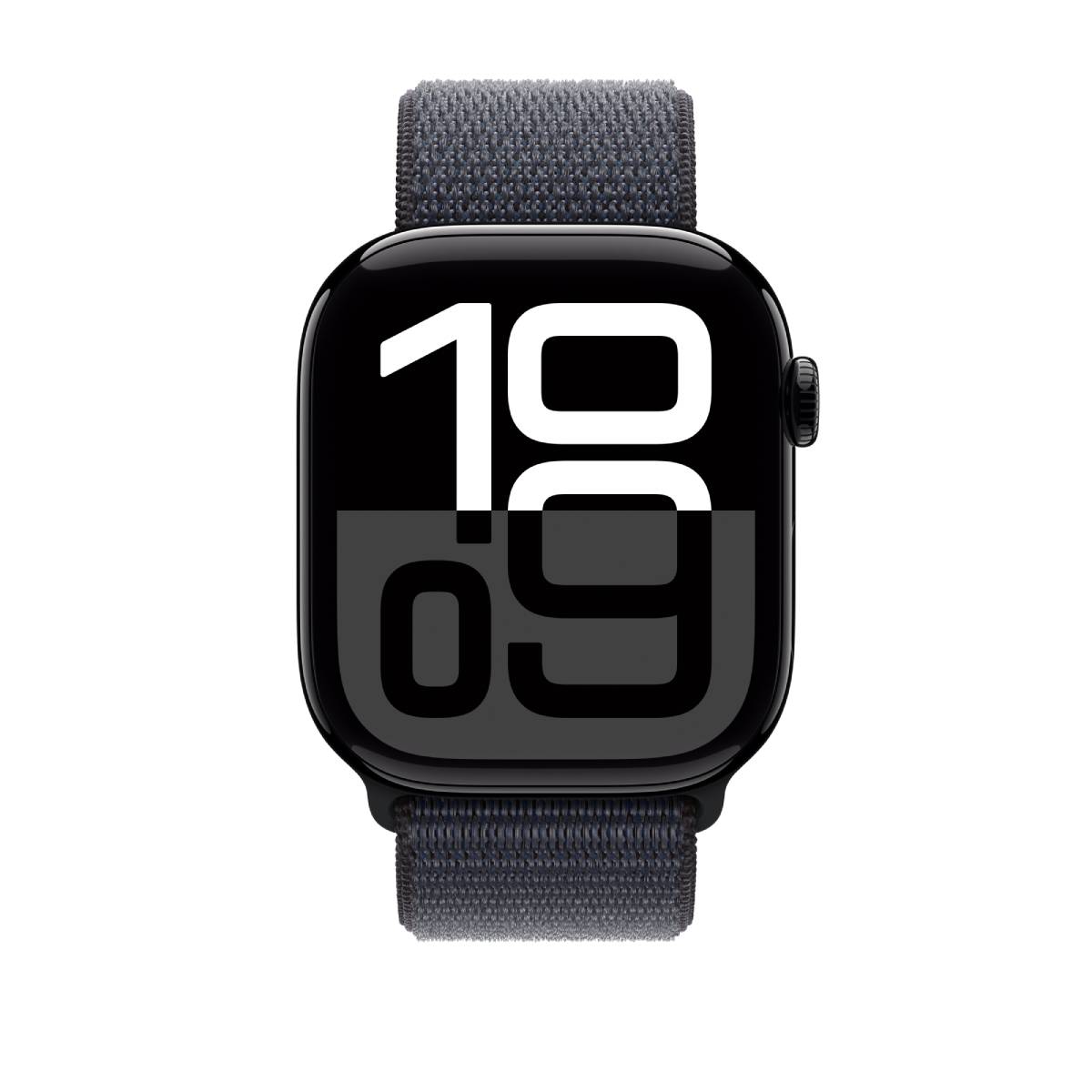 Apple Watch Series 10 GPS, 46 mm Jet Black Aluminium Case with Ink Spo