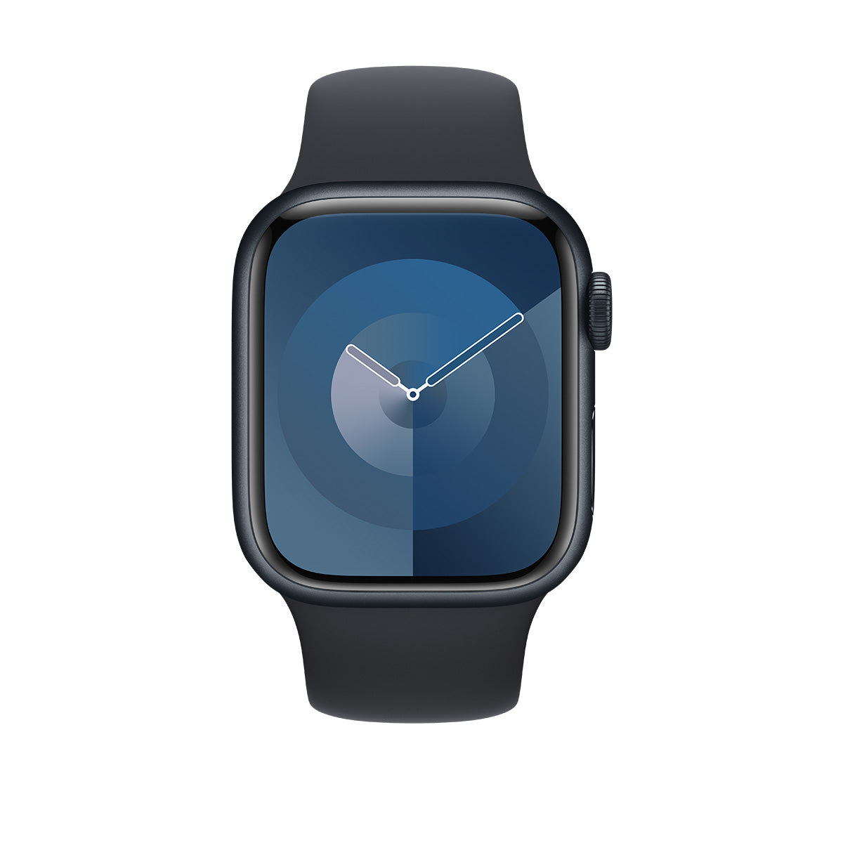 Apple Watch Series 9 GPS, 41 mm Midnight Aluminium Case with Midnight Sport Band – MR8X3 (M/L)