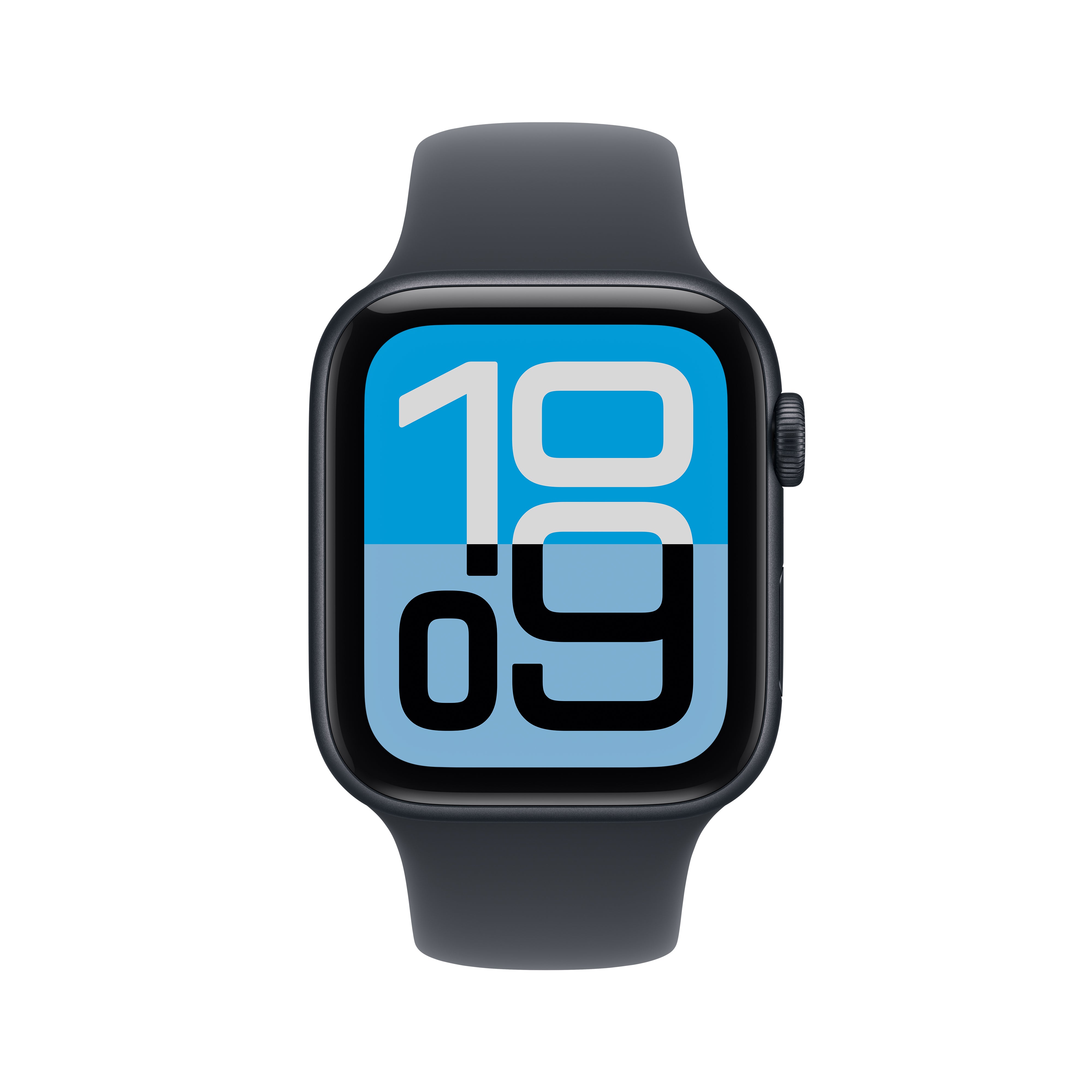 Apple Watch SE 3 GPS, 44mm Midnight Aluminium Case with Midnight Sport Band – MEHQ4 (M/L)