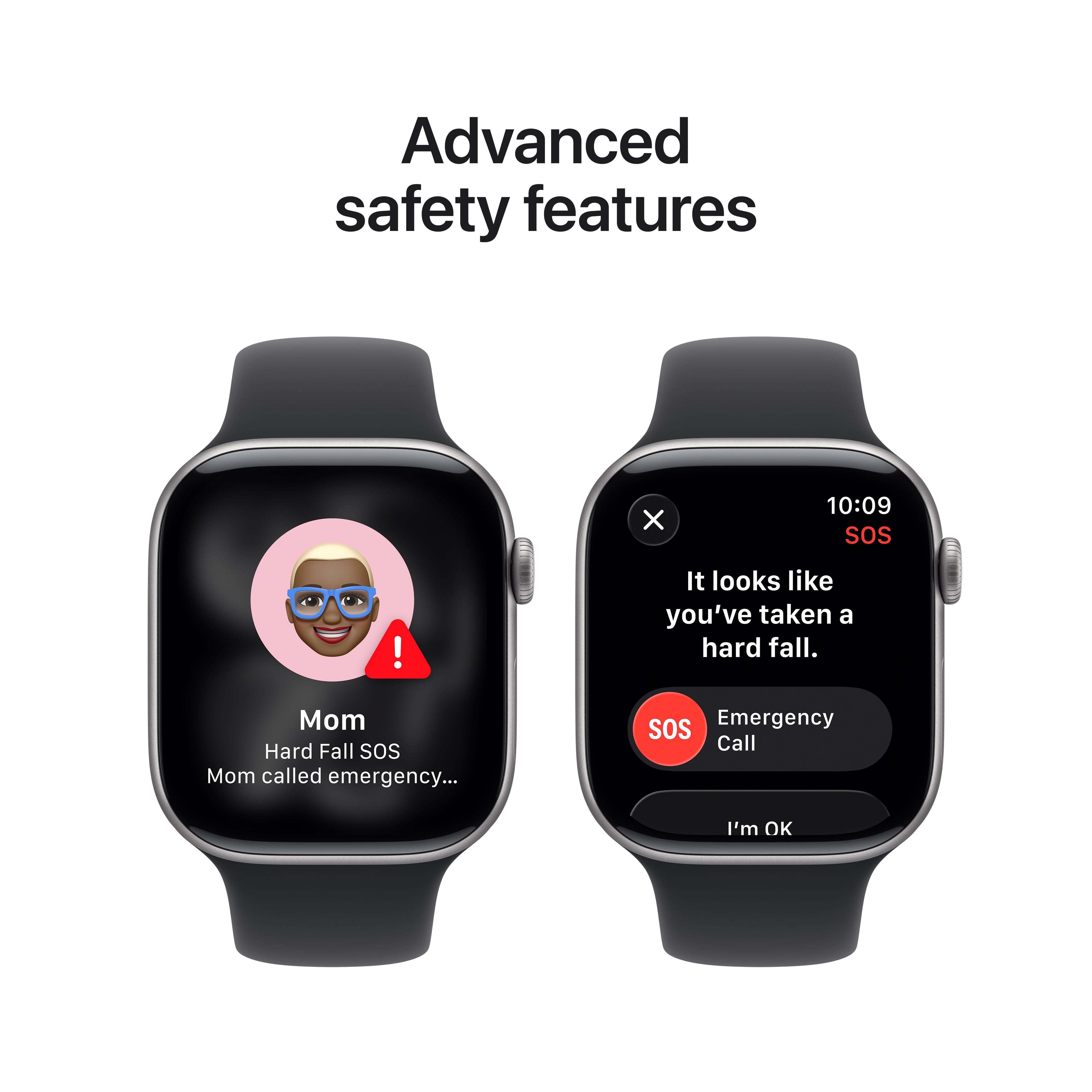 Apple Watch Series 11 GPS, 42 mm Space Grey Aluminium Case with Black Sport Band – MEQW4 (S/M)