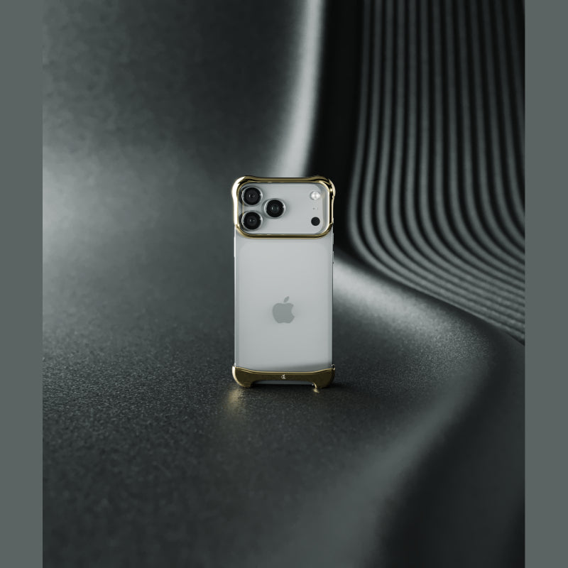 Arc Pulse Aluminum Polished Gold for iPhone 17 Pro Max (Gold)