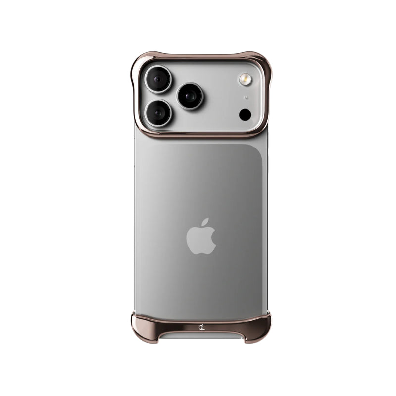 Arc Pulse Aluminum Polished Rose Bronze for iPhone 17 Pro Max (Rose)