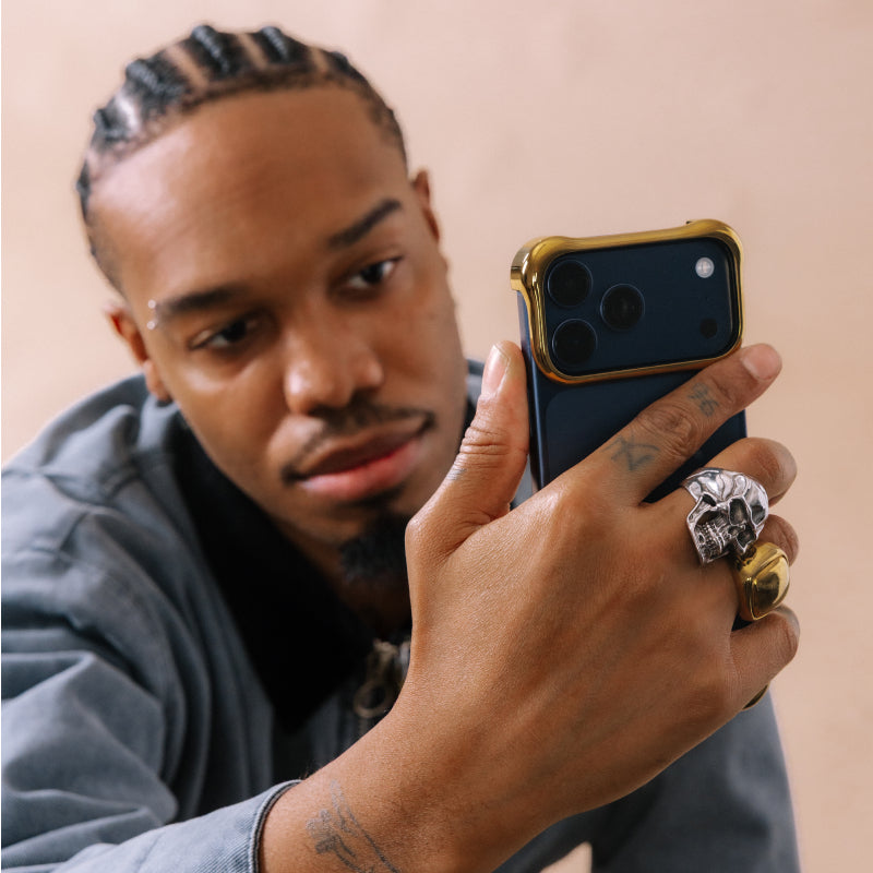 Arc Pulse Aluminum Polished Gold for iPhone 17 Pro Max (Gold)