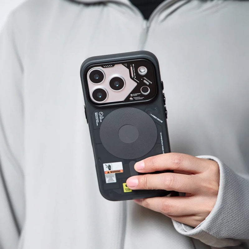 Wakcas Frosted Mechanical Anti-Drop MagSafe Case for iPhone 18 Series