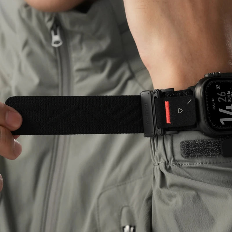 AULUMU C03 Titanium Mag Buckle Quick-Release Band, Black Buckle (42/44/45/46/49mm)
