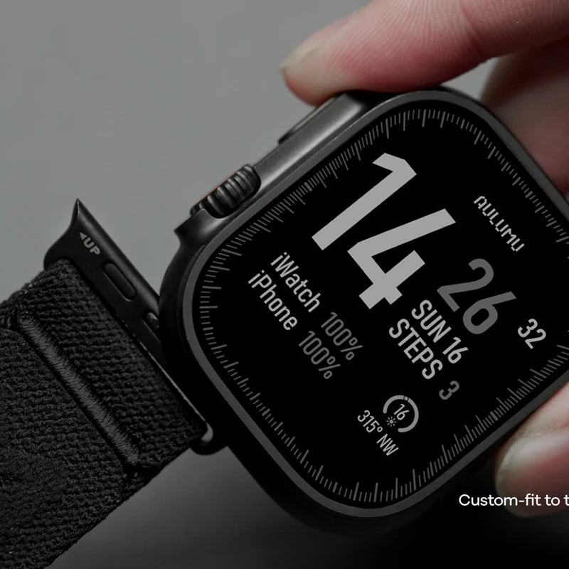 AULUMU C03 Titanium Mag Buckle Quick-Release Band, Black Buckle (42/44/45/46/49mm)