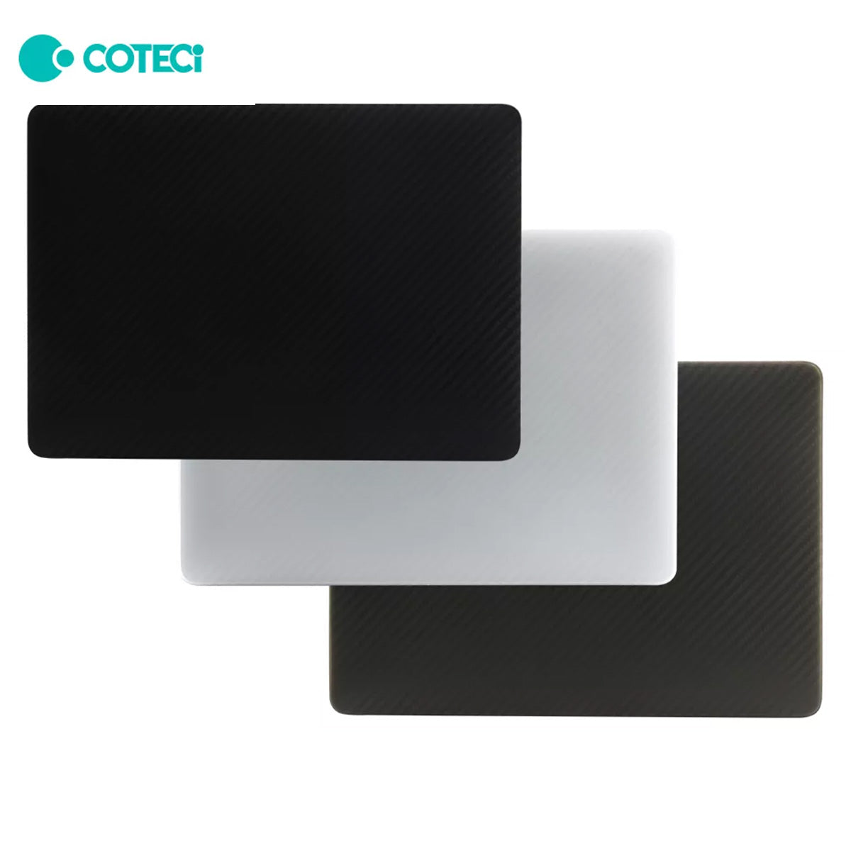COTECi Carbon Fiber Texture PP Protective Soft Shell for Macbook Air 13.6 (2022)