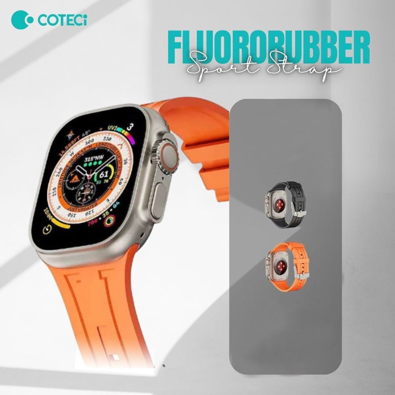 COTECi W115 Watch Fluoroelastomer Sport Strap for Apple Watch (42mm/44mm/45mm/49mm)