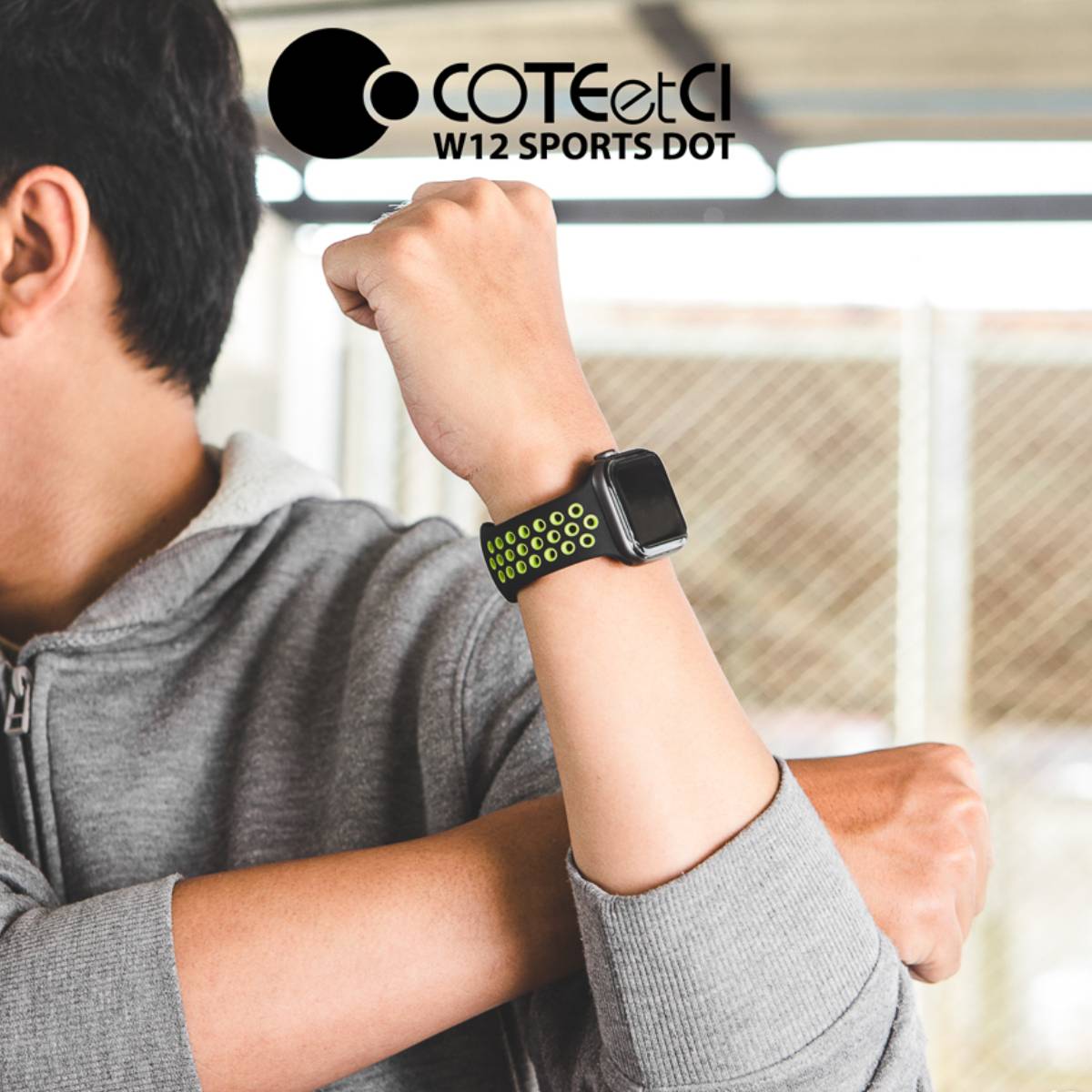 COTECi W12 Sports Dot Band for Apple Watch (44/45/46/49mm)