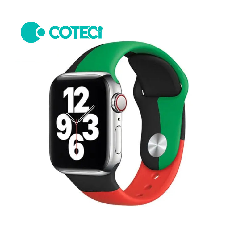 COTECi W65 Silicone Mixed Color Watch band for Apple Watch