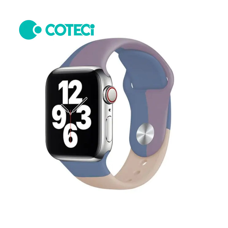 COTECi W65 Silicone Mixed Color Watch band for Apple Watch