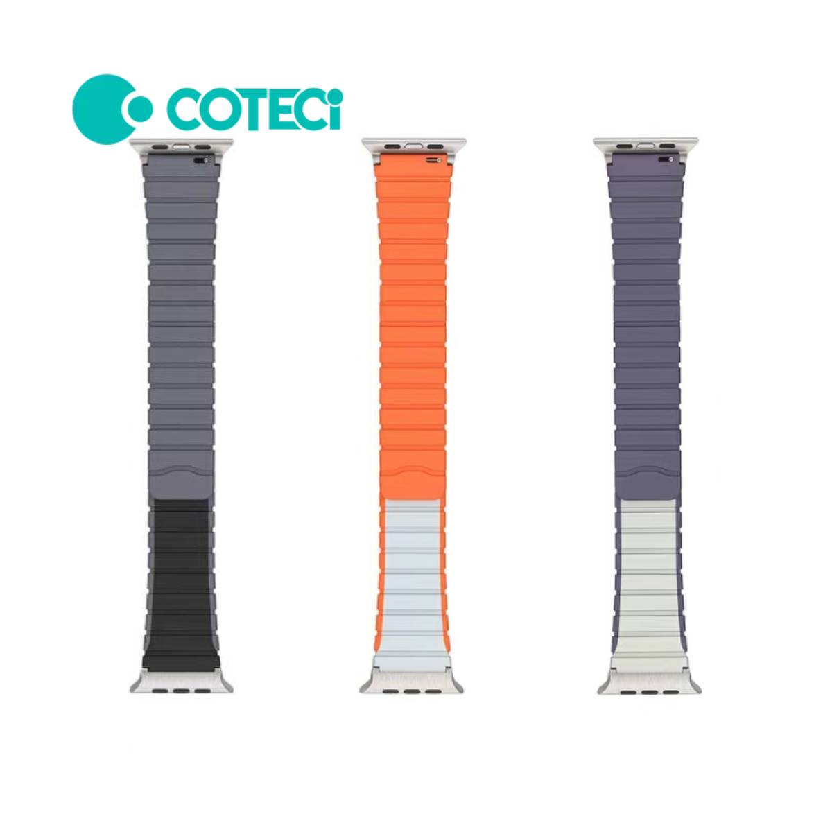 COTECi W128 Colorful Silicone Strap for Apple Watch (42/44/45/49mm)