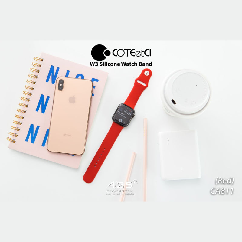 COTECi W3 Silicone Watch Band For Apple Watch