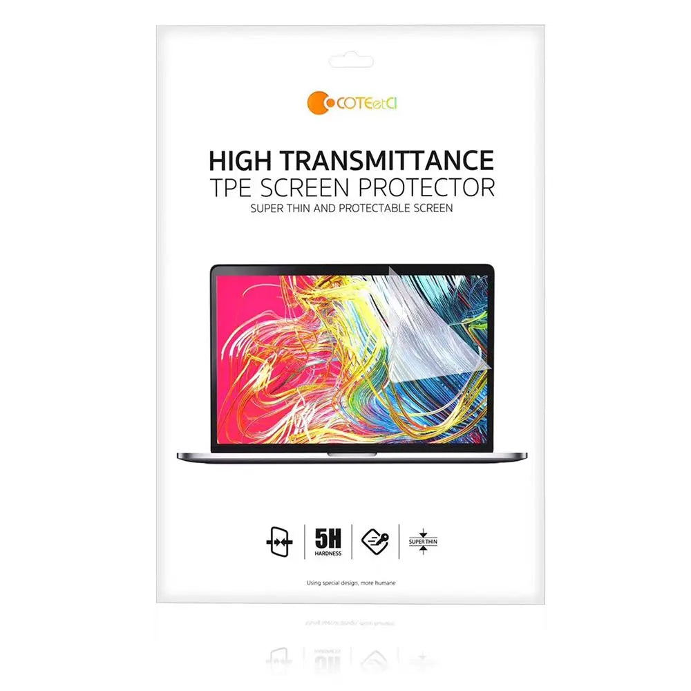 COTECi High Transmittance TPE Screen Protector For M1 Macbook Pro 13″ 2016-2022/Air 13″ 2018-2021
