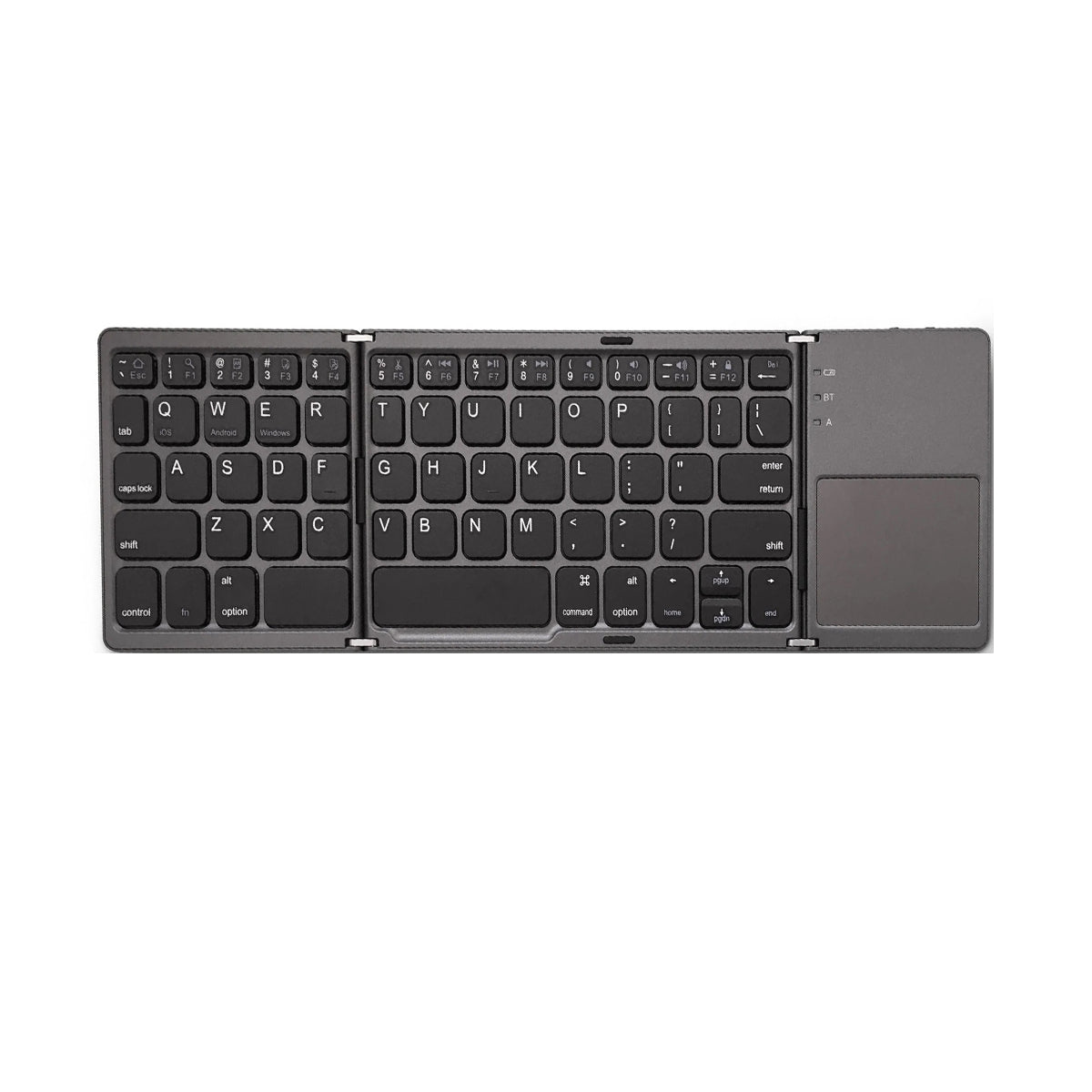 Case Studi Folding Keyboard with Touch Pad (Dark Grey)