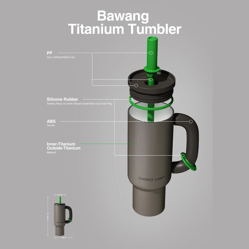 Chako Lab Bawang Cup Titanium 1100ml