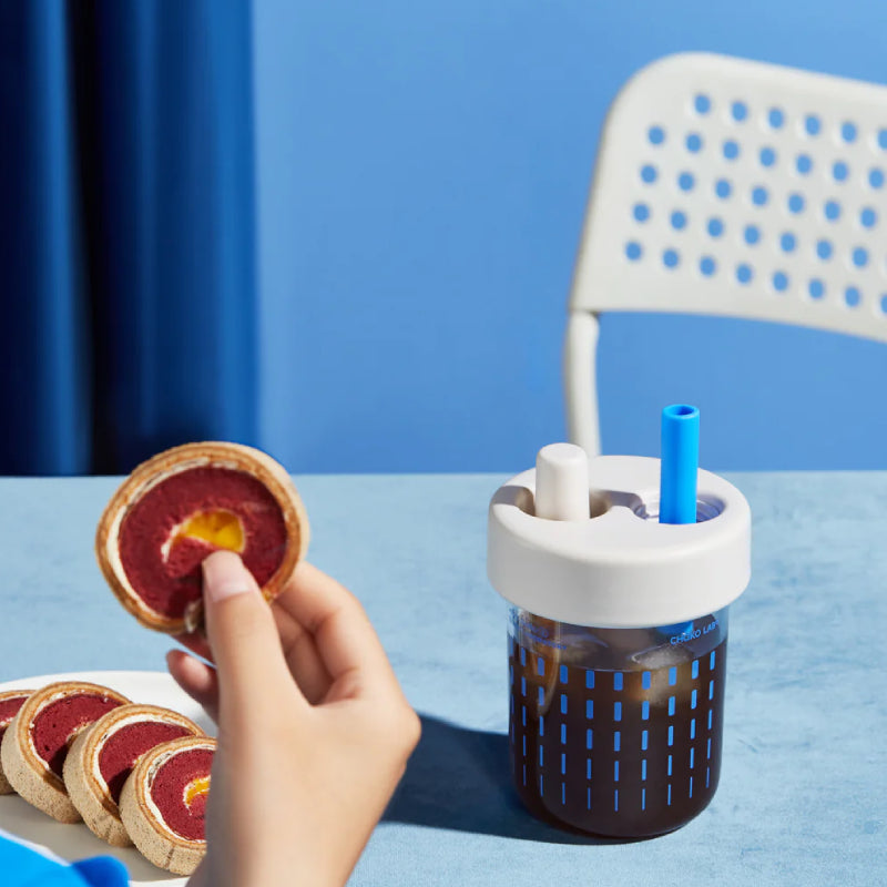 Chako Lab Bo Bo Straw Cup Plastic 450ml