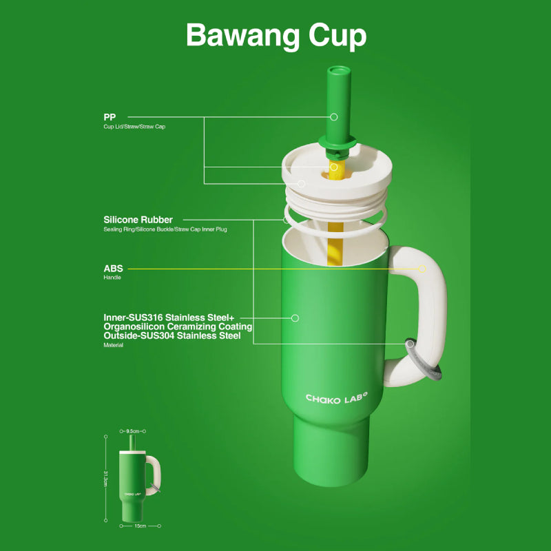 Chako Lab Bawang Tumbler Stainless With Ceramic Coating 1100ml