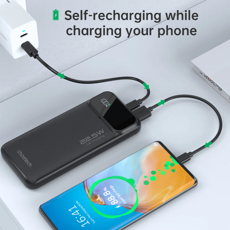 Choetech 10000mAh PD22.5W Power Bank (B728)