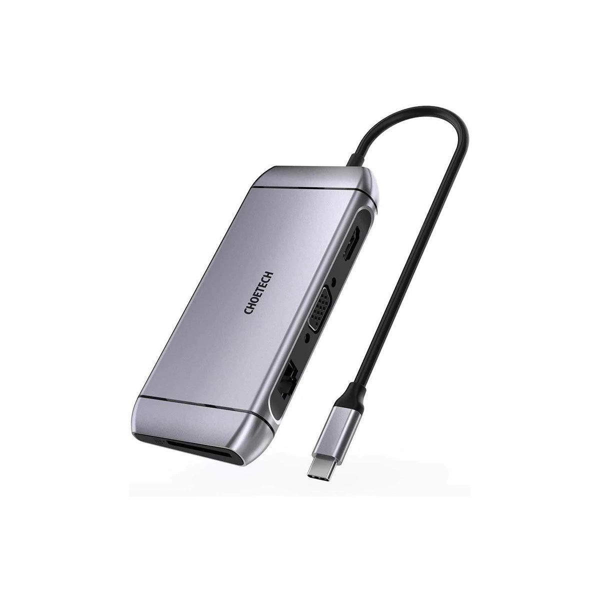 Choetech 9-in-1 USB-C Multiport Adapter HUB-M15 (Gray)