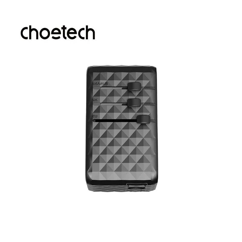 Choetech PD100W Travel Wall Charger PD6028 (Black)