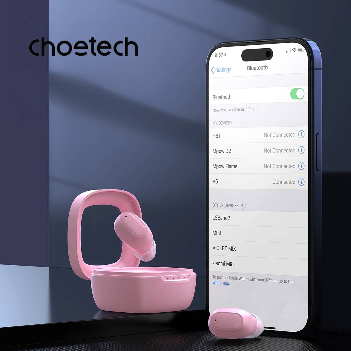 Choetech TWS True Wireless Earbuds (BH T23)