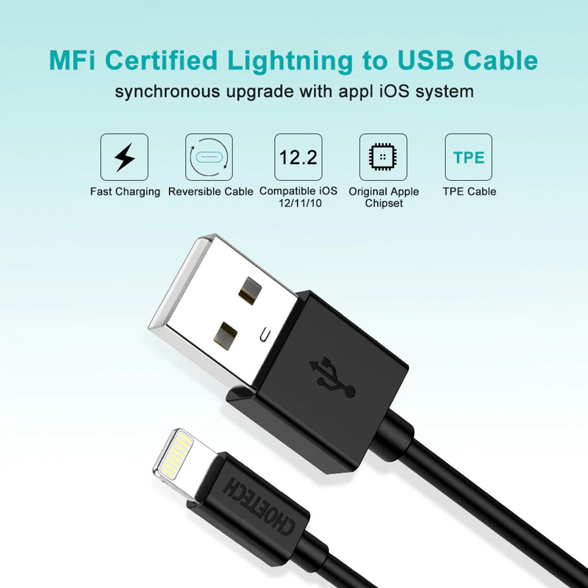 Choetech USB to Lightning Cable IP0027 (1.2m)