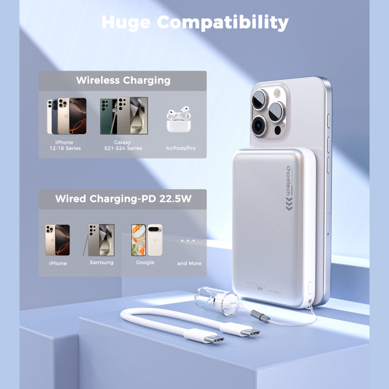 Choetech 10000 mAh 22.5W Magnetic Power Bank