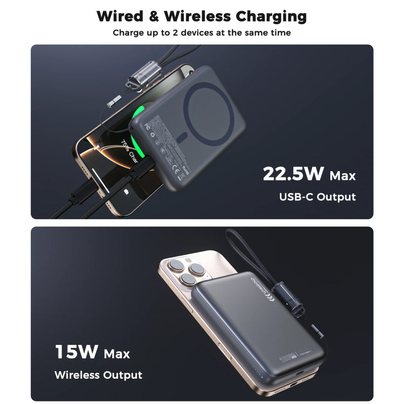 Choetech 10000 mAh 22.5W Magnetic Power Bank