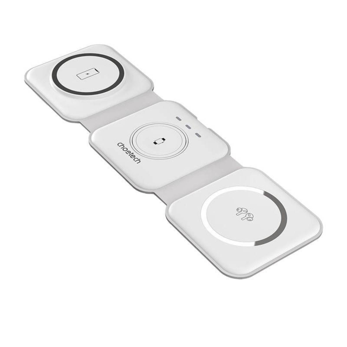 Choetech 3-in-1 Foldable Magnetic Wireless Charging Station T588-F