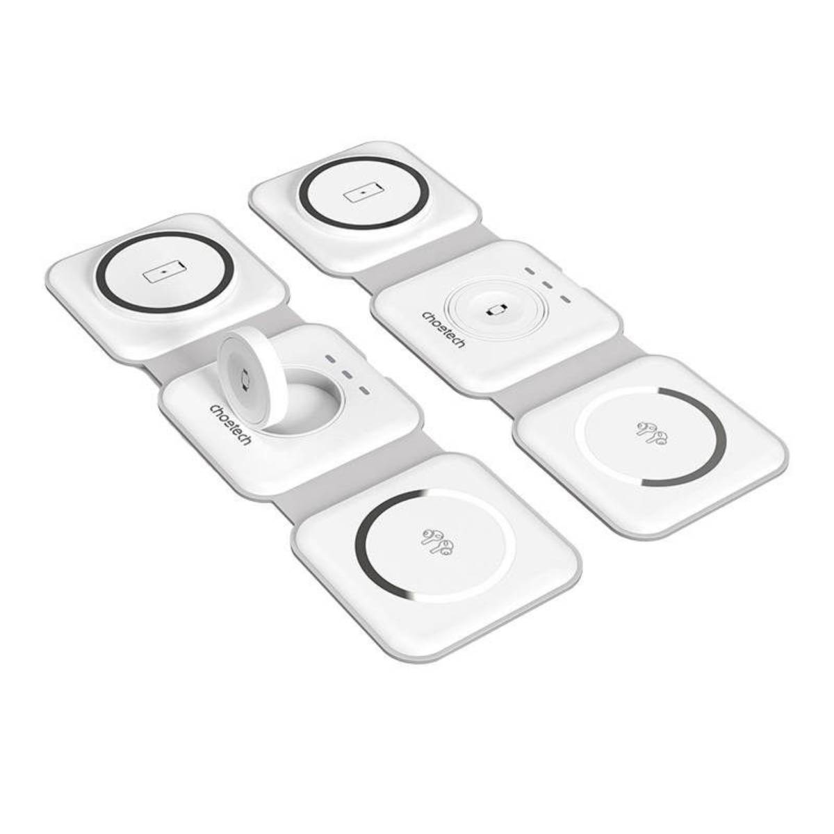 Choetech 3-in-1 Foldable Magnetic Wireless Charging Station T588-F