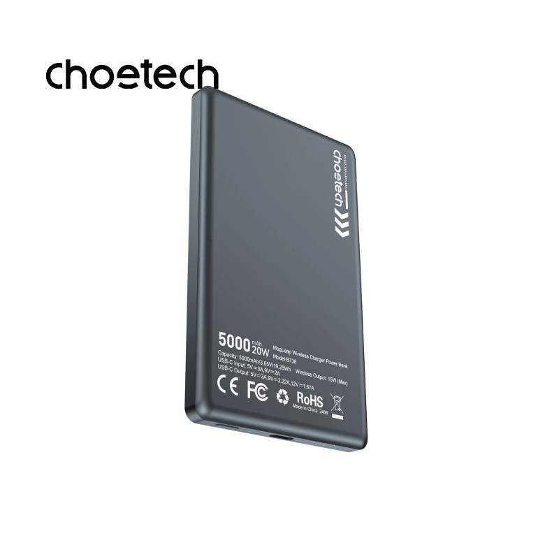 Choetech 5000mAh Magnetic Power Bank (B738)