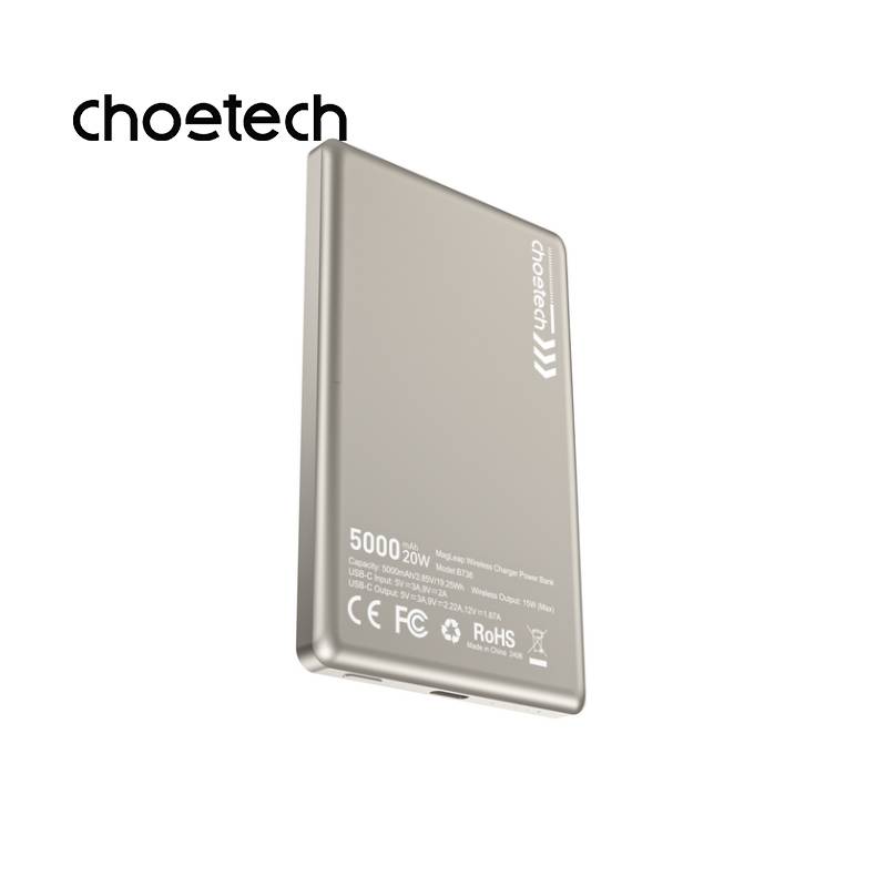 Choetech 5000mAh Magnetic Power Bank (B738)
