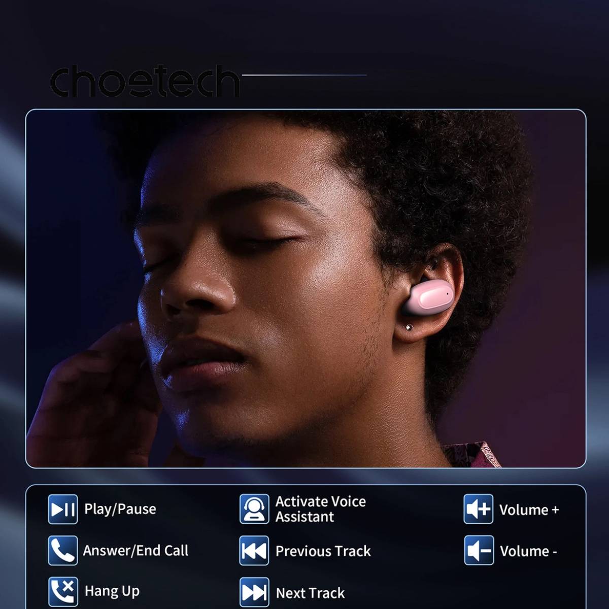 Choetech TWS True Wireless Earbuds (BH T23)