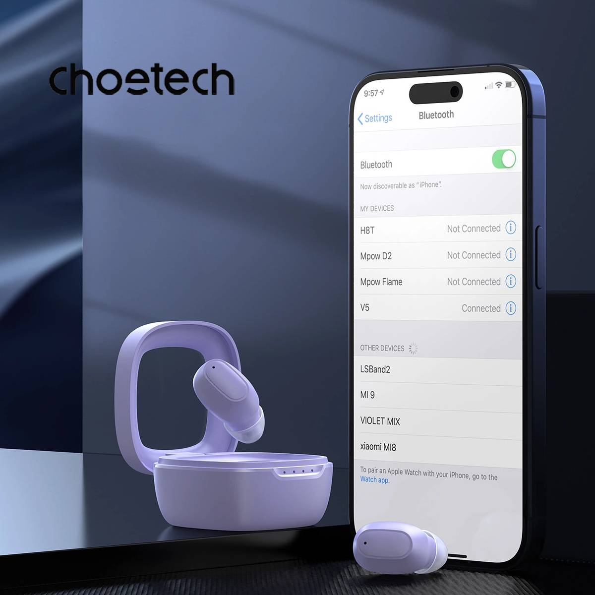 Choetech TWS True Wireless Earbuds (BH T23)