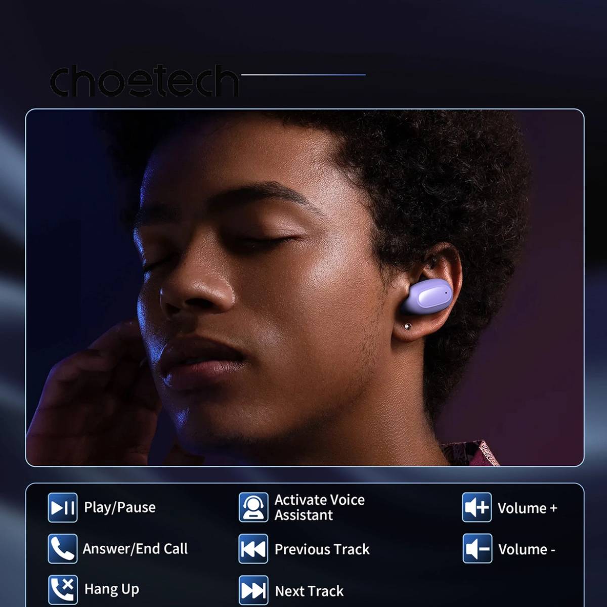 Choetech TWS True Wireless Earbuds (BH T23)