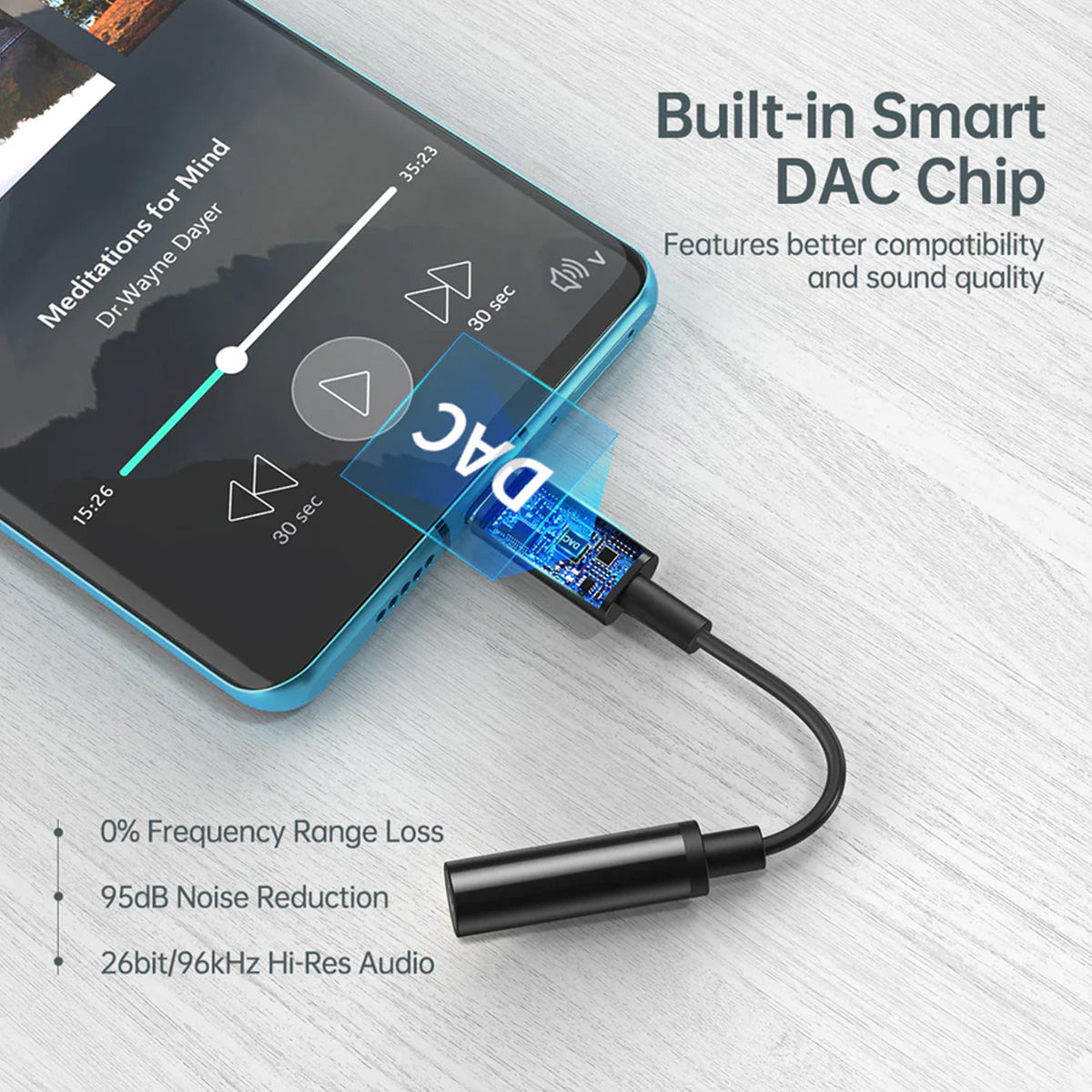Choetech USB-C to 3.5mm Audio Jack Adapter (AUX003)