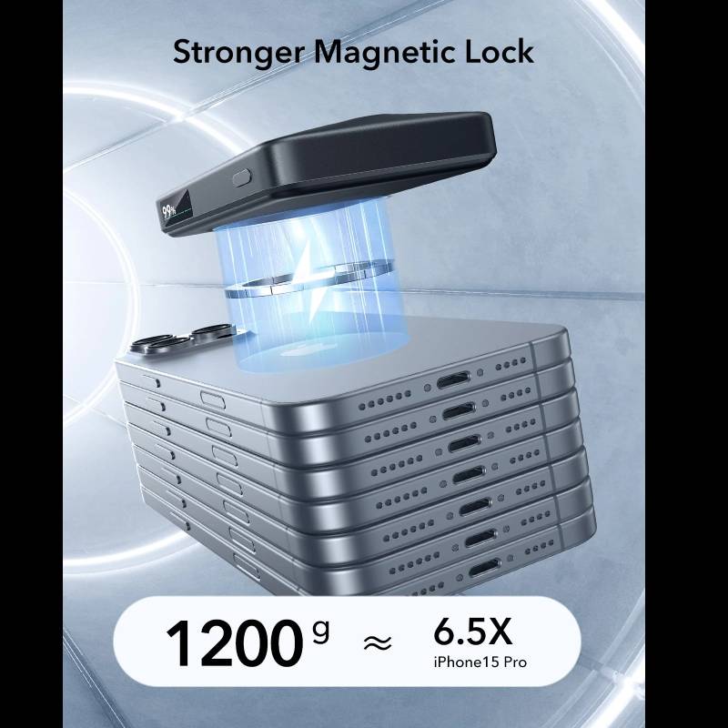 ESR Qi2 MagSlim Kickstand Power Bank