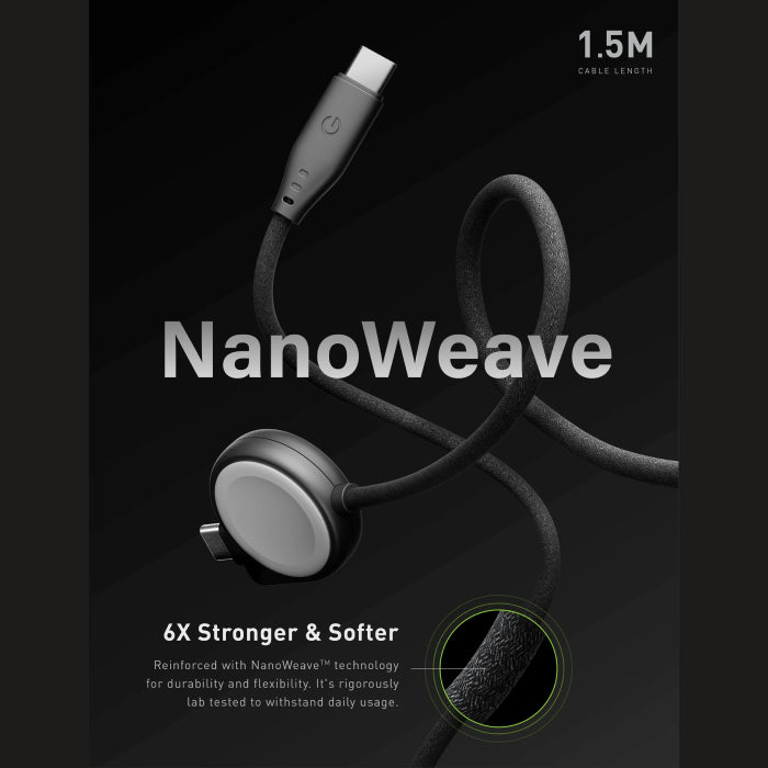 Energea Flow Duo 2 in 1 Apple watch & C to C Cable 1.5m