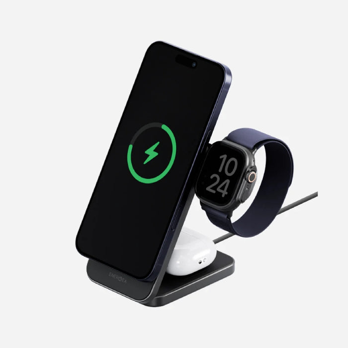 Energea Magtrio 2 Qi2 3 in 1 Foldable Wireless Charger