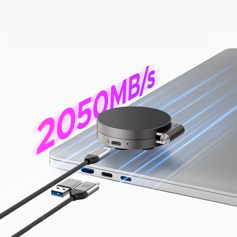 Orico SC20Pro Suption-Cup Portable SSD with Magnetic Adjustable Phone Holder