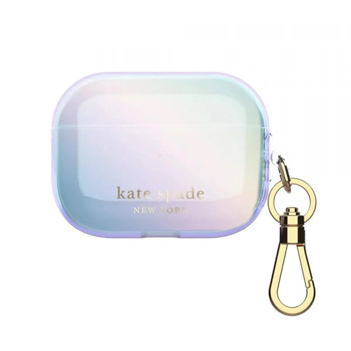 Kate Spade New York AirPods Pro Case (Iridescent/Gold Foil Logo)