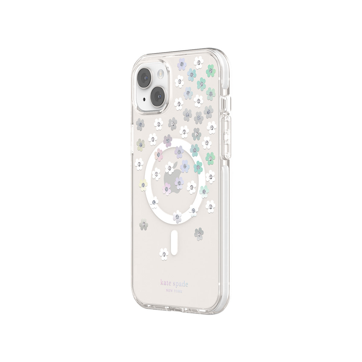 Kate Spade New York Defensive Hardshell for MagSafe Case for iPhone 14 Series (Scattered Flowers)