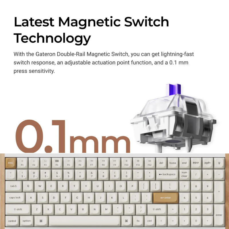 Keychron K4 HE Wireless Magnetic Switch Custom Keyboard