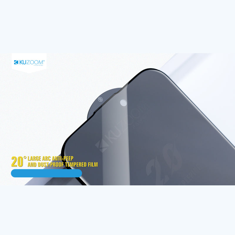 Kuzoom 20 Privacy Tempered Glass for iPhone