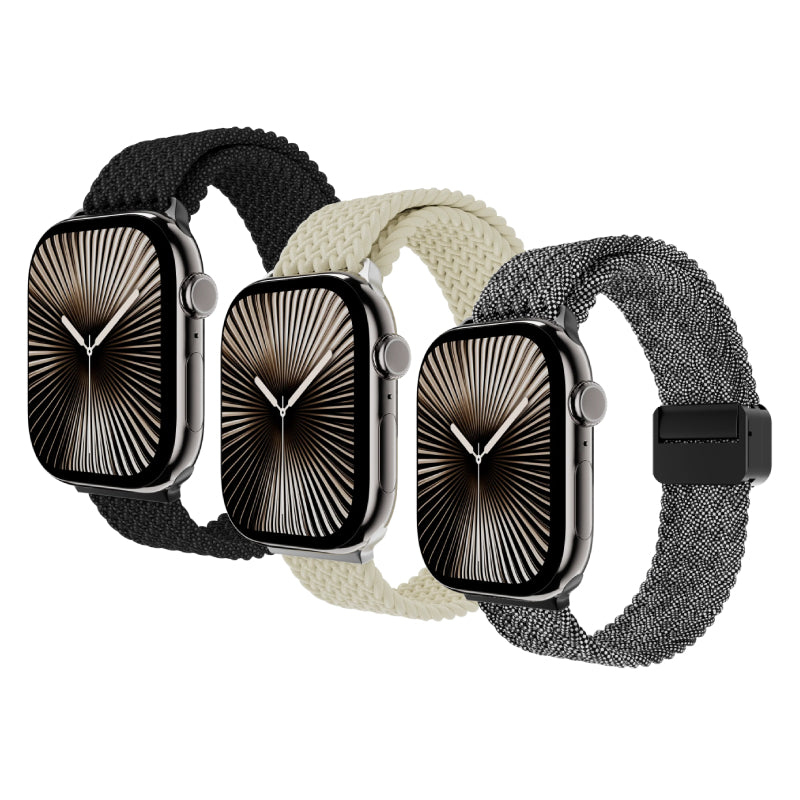 MagEasy Braided Nylon Magnetic Apple Watch Loop (44/45/46/49mm)
