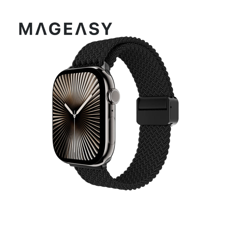 MagEasy Braided Nylon Magnetic Apple Watch Loop (44/45/46/49mm)