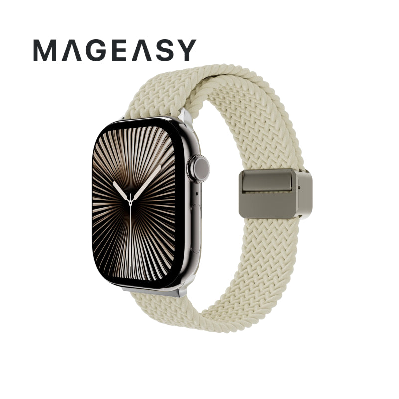 MagEasy Braided Nylon Magnetic Apple Watch Loop (44/45/46/49mm)
